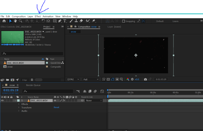 After Effects Settings